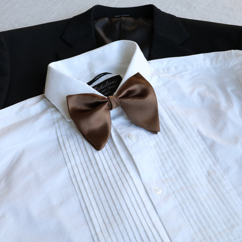 Oversized Satin Bow Tie
